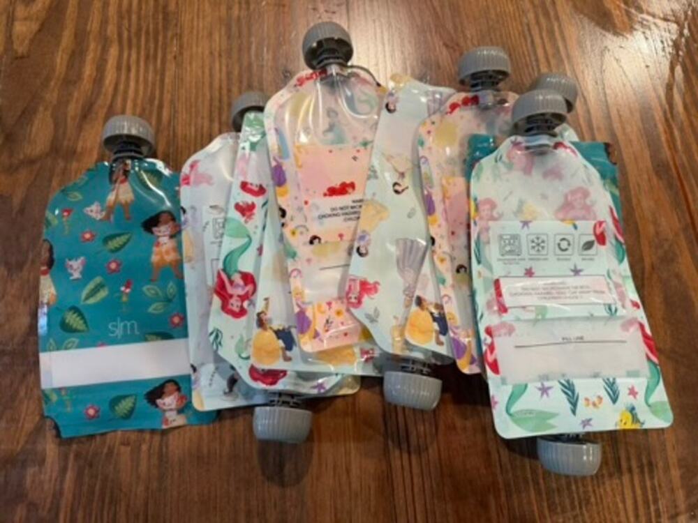 Simple Modern Disney Reusable Baby Food Pouches for Toddlers